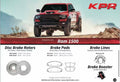 KPR Brakes - 4x4 4WD Brake Upgrades (Disc Rotors / Brake Pads / Brake Hose / Brake Booster ) FOR RAM1500 DT DS (DODGE RAM)