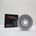 2 X KPR BRAKES HT4000 4S SLOT DISC BRAKE ROTOR REAR FITS RAM TRUCKS RAM1500 KP43247S (DBA43247S)DT