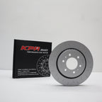 2 X KPR BRAKES HT4000 4S SLOT DISC BRAKE ROTOR REAR FITS RAM TRUCKS RAM1500 KP43247S (DBA43247S)DT