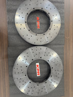 2X KPR PRO  Carbon Ceramic rotors (CCB) 355MM FOR BREMBO AP BENZ BMW AUDI VW TESLA