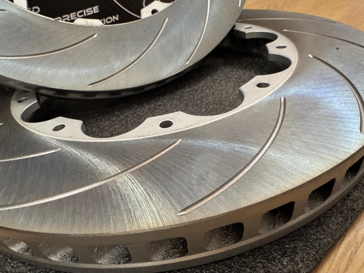2x KPR HT5S FLAT DISC ROTOR 355 X 32MM slot REPLACEMENT BREMBO BRAKE CALIPERS -BIG BRAKE KIT