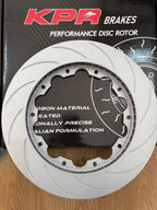 2X KPR BRAKES Slotted 2PIECE REPLACEMENT ROTORS 380MM X 32MM FOR AP Racing Caliper / Big Brake kit