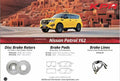 KPR Brakes - 4x4 4WD Brake Upgrades (Disc Rotors / Brake Pads / Brake Hose / Brake Booster ) FOR NISSAN PATROL Y62