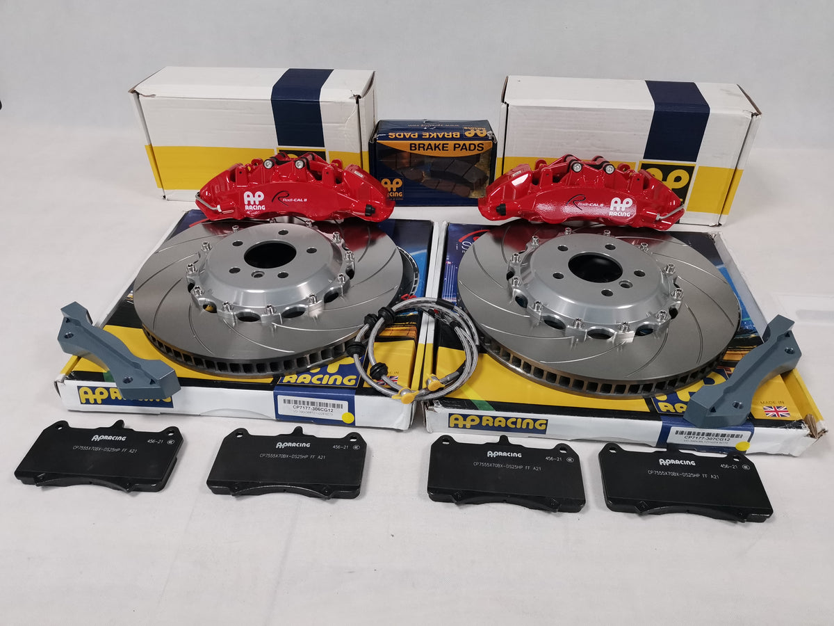 AP Racing Street Front Red 6 Piston Performance Brake Calipers World Radi-CAL 2  + HT5S 380MM Rotors for BMW M2 (M2C)