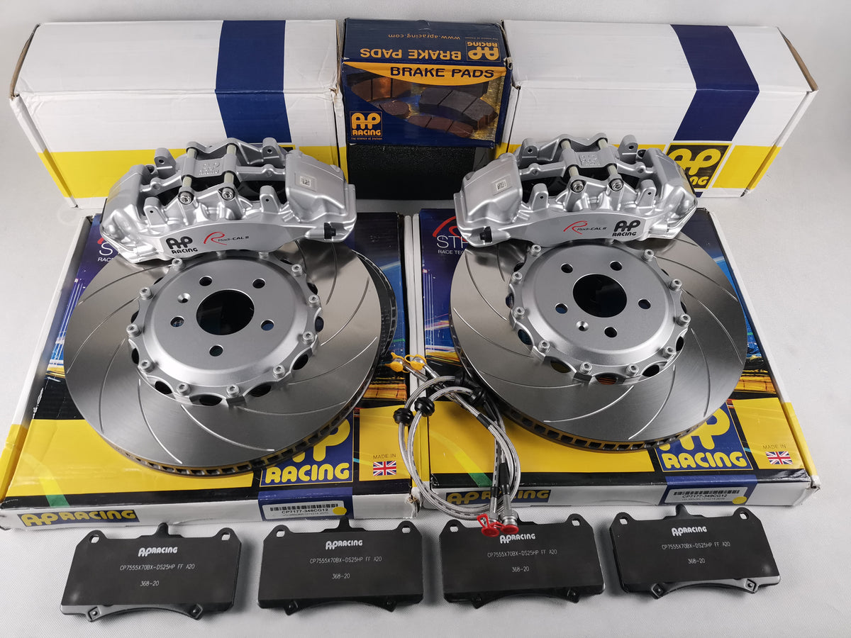 AP Racing Street Front Red 6 Piston Performance Brake Calipers World Radi-CAL 2  + HT5S 380MM Rotors for BMW M2 (M2C)