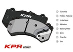 KPR HD BRAKE PADS REPLACEMENT FIT BREMBO CALIPERS F40 / V4 / GTV-4 - FRONT