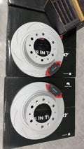 ROTORs + HD PADS - KPR BRAKES HT4000S HT4S SLOTTED PERFORMANCE DISC BRAKE ROTOR FRONT FIT GWM TANK 300