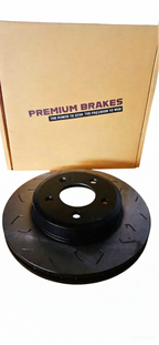 PREMIUM BRAKE SLOT ROTORS + OE PREMIUM PADS TO SUIT MITSUBISHI TRITON /Challenger 2007-2015 294MM (REF: DBA2208S /DB1774)