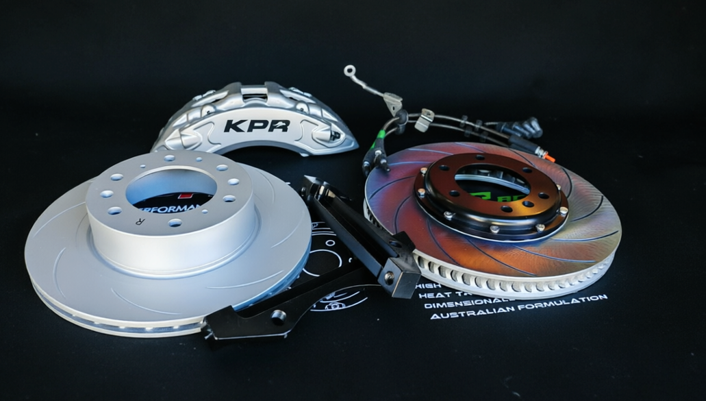 KPR BRAKES RED SP6 PRO CALIPERS 6POT + 350mm ROTORS FRONT BIG BRAKE KIT FOR GWM TANK500 (Tank 500)