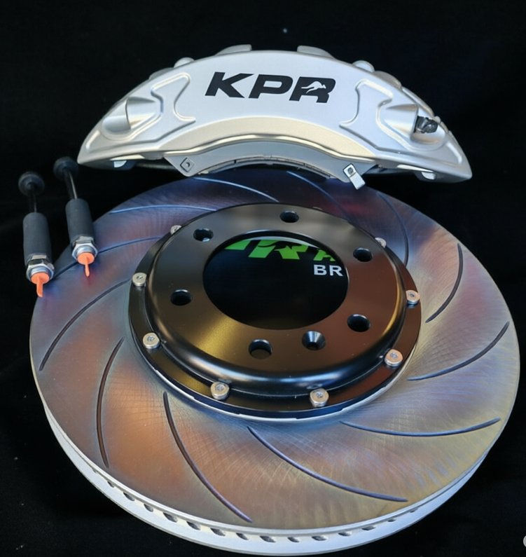 KPR BRAKES RED SP6 PRO CALIPERS 6POT + 350mm ROTORS FRONT BIG BRAKE KIT + REAR HT4S Slotted Rotor 323mm with KPR HD PADS FOR GWM TANK500 (Tank 500)
