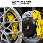 Genuine Brembo GT4 CALIPER + KPR HT5S DRILLED 355MM ROTOR -BIG BRAKE KIT FOR REAR - MUSTANG GT S550 (2015-2023)