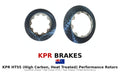 2x KPR PERFORMANCE 2-piece DRILLED Brake Rotors HT5S FOR BREMBO BRAKES 355MM X 32MM