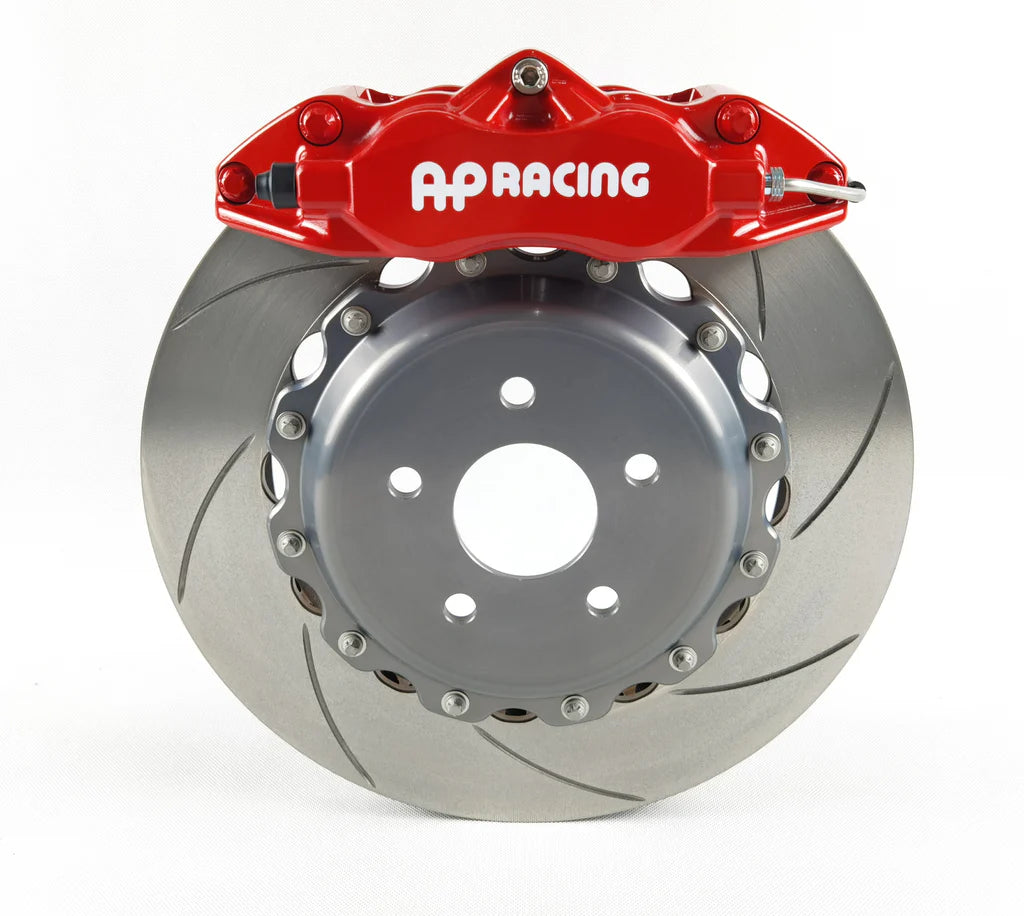 -BOLT ON- AP RACING BIG BRAKE KIT -CP9200 4POT CALIPER + 330MM ROTOR + GOODRIDGE BRAKE LINE FITS HONDA ACCORD CL7 CL9