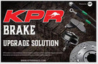 AP Racing CP7040 6POT Calipers + Performance Rotors + Street Pro Brake Pads + Good Ridge Braided Brake Hose/Line Kit - Bolt-on - Full Big Brake Kit - Front fits HOLDEN COMMODORE VE VF