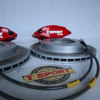 NEW TTSPORT 4pot CALIPER + 290mm FRONT BRAKE ROTOR UPGRADE BOLT-ON KIT FOR SUZUKI JIMNY