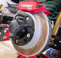 NEW TTSPORT 4pot CALIPER + 290mm FRONT BRAKE ROTOR UPGRADE BOLT-ON KIT FOR SUZUKI JIMNY