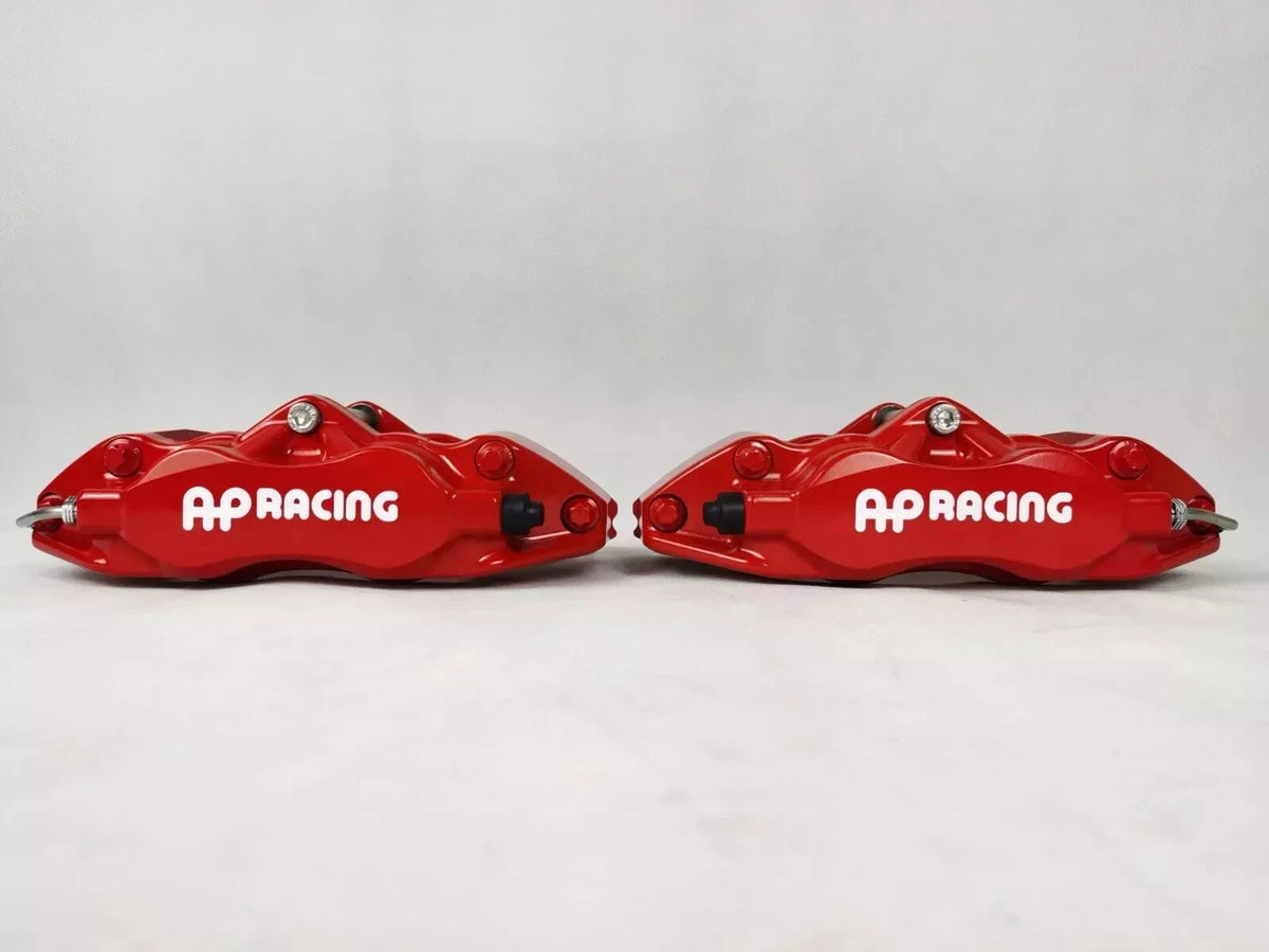 2X AP RACING 4 PISTON Street Performance BRAKE CALIPERS (red) CP9200