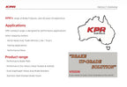 SPECIAL OFFER -  KPR BRAKES 4X4 4WD UPGRADE SOLUTION - SLOTTED ROTORS + HD 4WD PADS FOR TOYOTA PRADO 150 J150 LC150 (GDJ150 / GRJ150) REAR