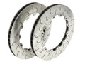 PAIR OF KPR HT5S Brake Rotors J SLOTTED Two-piece Replacement Ring 330 X28MM FOR AP
