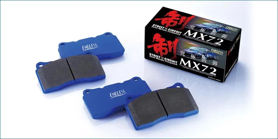 ENDLESS MX72 BRAKE PADS (EIP 257) EIP257 FOR VW Golf 7 + GTI / AUDI A3 FRONT SET