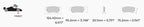 SET OF  Ferodo DS2500 FCP4806H Brake Pads Front for Mercedes CLA AMG A45 /SLK55 AMG / SLC43 AMG / C43AMG -W176 / X117 C117 / R172
