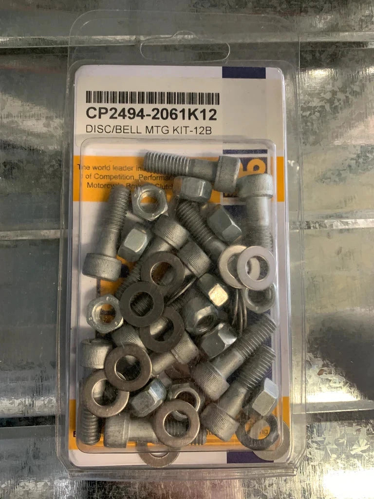 1 set AP Racing disc to bell mounting(hats) M8 Cap Headed Bolt/Nut/Washer Kit