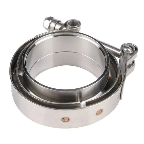 100mm 4" V-Band Vband Clamp KIT Stainless Steel Flange Exhaust DUMP Pipe