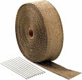 15M X TITANIUM Exhaust Heat Wrap Tape Exhaust Manifold TURBO DUMP -UNIVERSAL