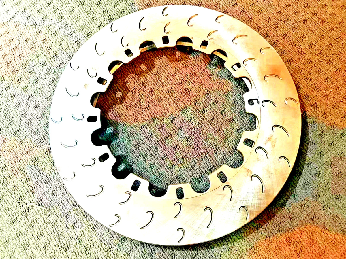 2xPRO FLAT DISC ROTOR 372 X 34MM J-hook slot REPLACEMENT AP RACING BIG BRAKE KIT
