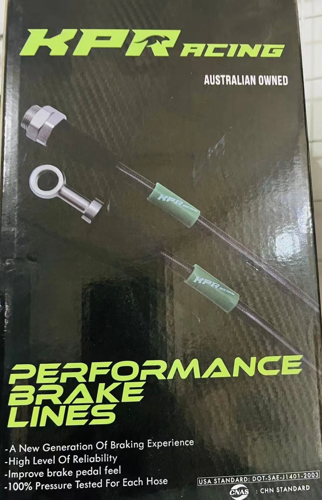 KPR FULL STAINLESS BRAKE HOSE KIT FOR AP RACING / BREMBO Calipers 550CV X2 (550MM ) Convex Bubble Flare / DIN