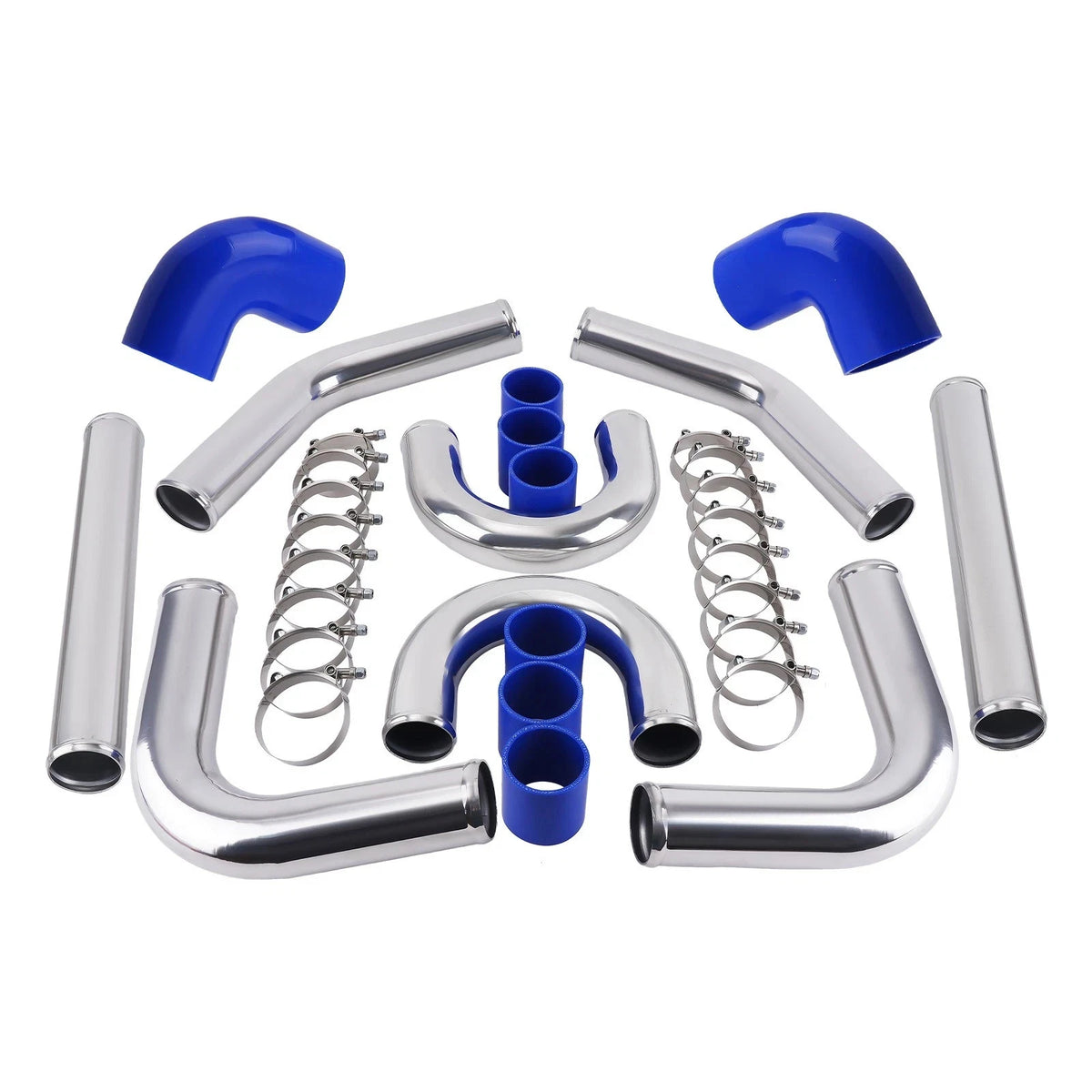 63MM 2.5“ PREMIUM UNIVERSAL ALUMINIUM INTERCOOLER /INTAKE PIPING KIT