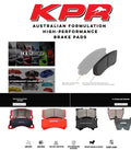KPR HD BRAKE PADS REPLACEMENT FIT BREMBO CALIPERS F40 / V4 / GTV-4 - FRONT