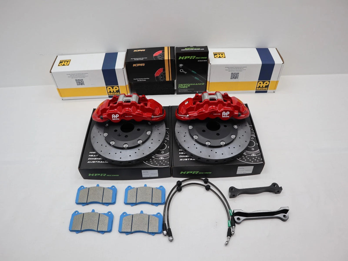 AP RACING 6 POTS PERFORMANCE CALIPERS + KPR Carbon Ceramic Rotors 380MM (CCB) FULL BRAKE KIT