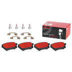 2 SET F+R - NEW Brembo Street NAO Ceramic Brake Pads FRONT + REAR (With Sensor) FOR AUDI A8 A6 RS6