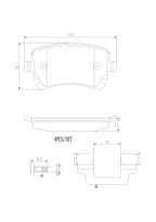 2 SET F+R - NEW Brembo Street NAO Ceramic Brake Pads FRONT + REAR (With Sensor) FOR AUDI A8 A6 RS6