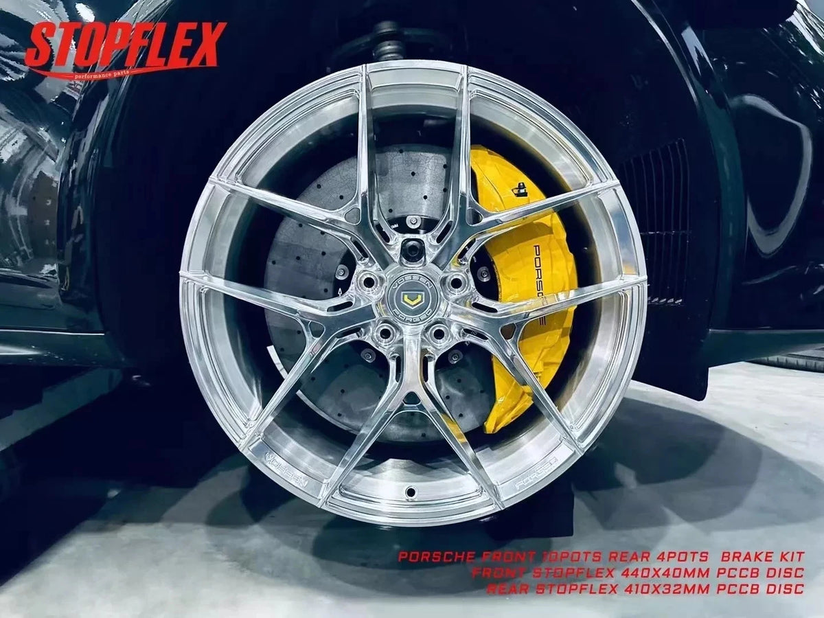 AKEBONO FRONT+REAR NEW CALIPERS for OEM 2017-2024 Porsche Cayenne /Cayenne TURBO GT GTS