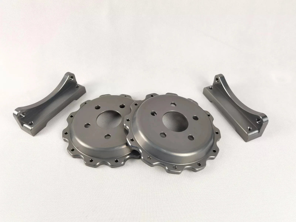AP Racing Radi-Cal CP8520/CP8540 CALIPERs + 380/355mm ROTOR FULL BRAKE Front + Rear For Nissan GTT R34 Skyline