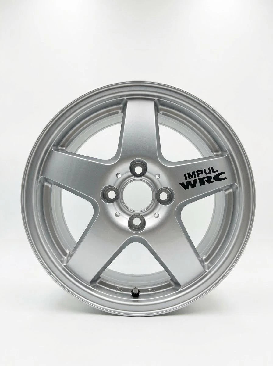 IMPUL WRC RACE WHEELS  SET OF 4 （15“ X 6.5"） (ET50) 4H X 100 PCD Made in JAPAN BEST JDM RIMS- MAG WHEELS