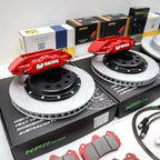 AP RACING 6pot CP9040 +CP9202 CALIPER + HT5S 380MM/355MM/330MM Slotted Rotor Big Brake Kit Front + Rear