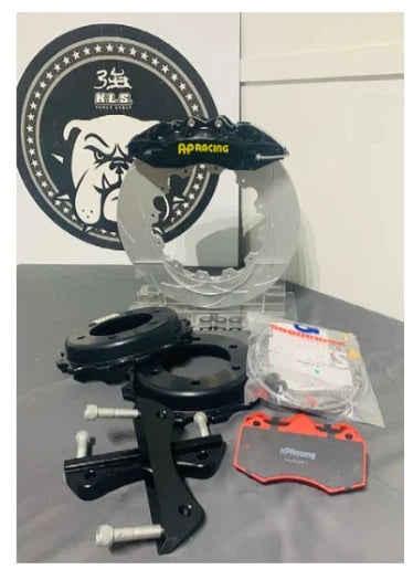AP RACING 6pot CP9040 +CP9202 CALIPER + HT5S 380MM/355MM/330MM Slotted Rotor Big Brake Kit Front + Rear