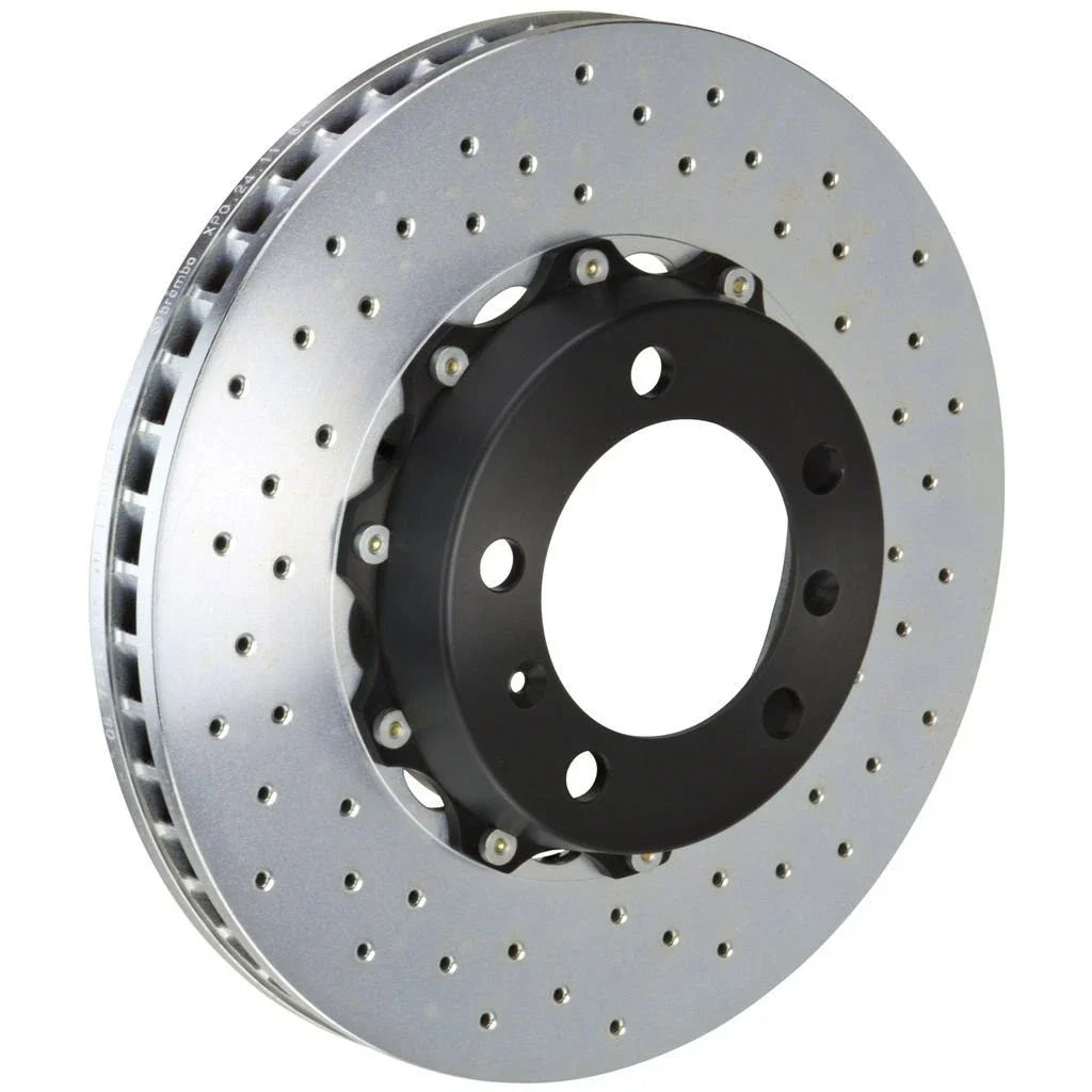 PAIR OF KPR DRILLED Brake Rotor Two-piece Replacement Ring 380MM FOR AP racing CALIPERS